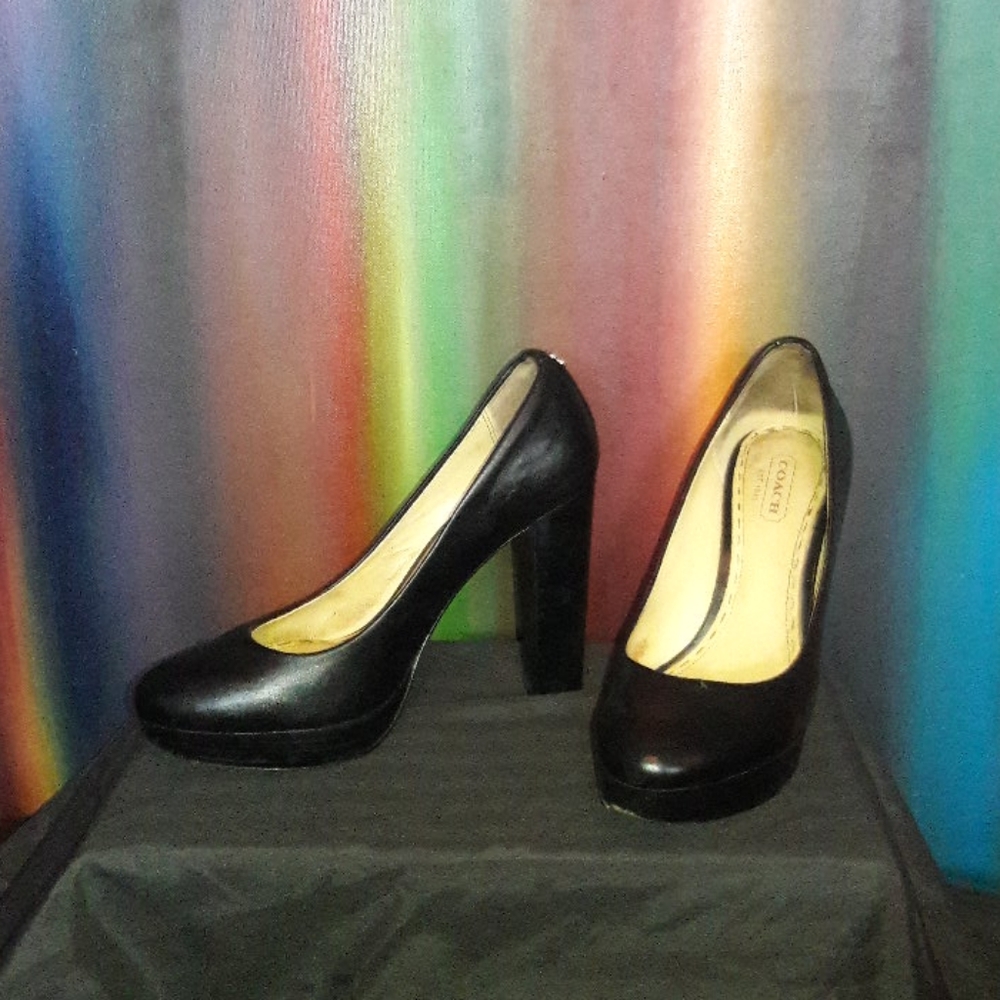 Coach Platform Heels